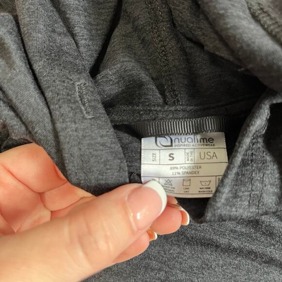 Peloton Gray Hoodie Sweatshirt Size Small - Picture 2 of 4